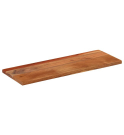 Dessus de table 80x30x2,5 cm rectangulaire bois massif d'acacia