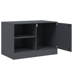 Meubles TV 2 pcs anthracite 67x39x44 cm acier