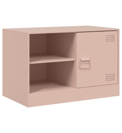 Meubles TV 2 pcs rose 67x39x44 cm acier