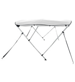 Toit bimini à 4 arceaux parois latérales 243x(170-182)x137 cm