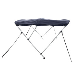 Toit bimini à 4 arceaux parois latérales 243x(170-182)x137 cm