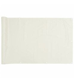 Écran d'intimité de jardin blanc 700x75 cm PVC