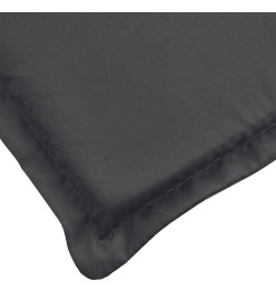 Coussins de chaise à dossier haut lot de 4 anthracite mélangé