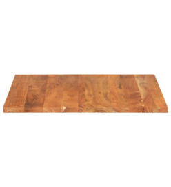 Dessus de table 80x80x2,5 cm carré bois massif d'acacia