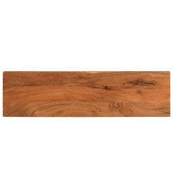 Dessus de table 120x40x2,5cm rectangulaire bois massif d'acacia