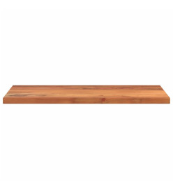 Dessus de table 100x50x3,8cm rectangulaire bois massif d'acacia