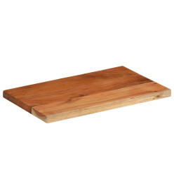 Dessus de table 60x40x2,5 cm rectangulaire bois massif d'acacia