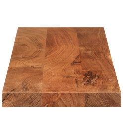 Dessus de table 110x20x3,8cm rectangulaire bois massif d'acacia