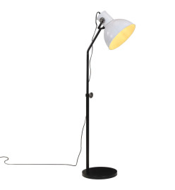 Lampadaire 25 W blanc 30x30x90-150 cm E27