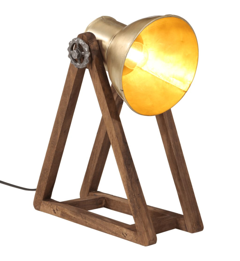 Lampe de bureau 25 W laiton antique 30x17x40 cm E27