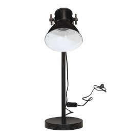 Lampe de bureau 25 W noir 17x17x60 cm E27