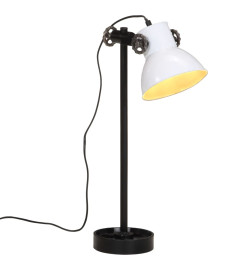 Lampe de bureau 25 W blanc 15x15x55 cm E27