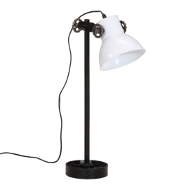 Lampe de bureau 25 W blanc 15x15x55 cm E27