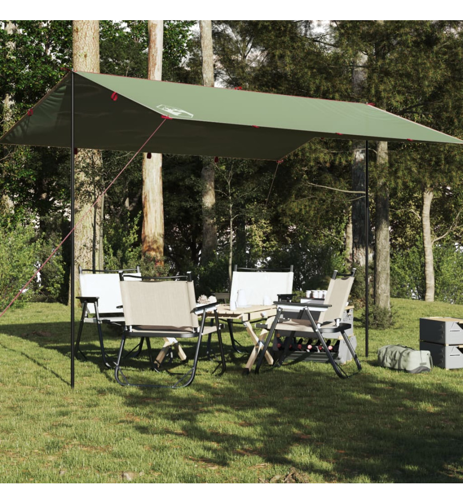 Bâche de camping vert 400x294 cm imperméable