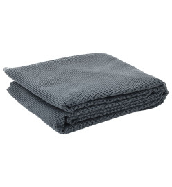 Tapis de sol de camping anthracite 5x3 m