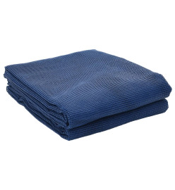 Tapis de sol de camping bleu 3x3 m