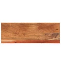 Dessus de table 90x30x2,5 cm rectangulaire bois massif d'acacia