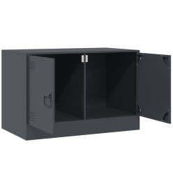 Meubles TV 2 pcs anthracite 67x39x44 cm acier