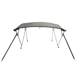 Toit bimini à 4 arceaux parois en maille 243x(185-198)x137 cm