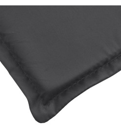 Coussins de chaise à dossier haut lot de 6 anthracite mélangé