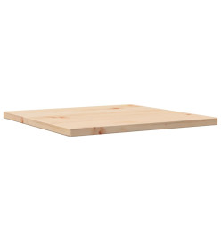 Dessus de table 40x40x1,7 cm carré bois de pin massif