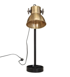 Lampe de bureau 25 W laiton antique 15x15x55 cm E27