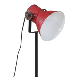 Lampadaire 25 W rouge délavé 35x35x65/95 cm E27