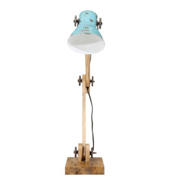 Lampe de bureau 25 W bleu délavé 23x18x96 cm E27