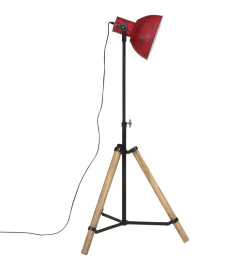 Lampadaire 25 W rouge délavé 75x75x90-150 cm E27