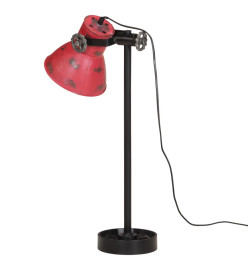 Lampe de bureau 25 W rouge délavé 15x15x55 cm E27