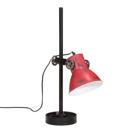 Lampe de bureau 25 W rouge délavé 15x15x55 cm E27