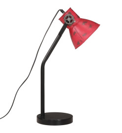 Lampe de bureau 25 W rouge délavé 17x17x60 cm E27