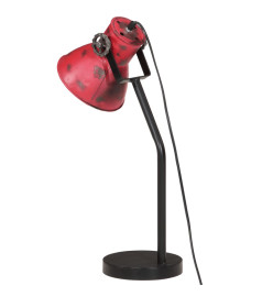 Lampe de bureau 25 W rouge délavé 17x17x60 cm E27