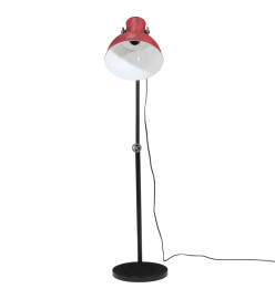 Lampadaire 25 W rouge délavé 30x30x90-150 cm E27