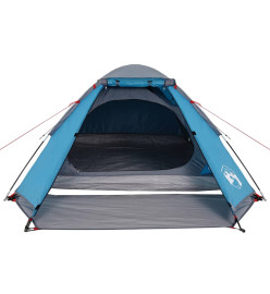 Tente de camping à dôme 2 personnes bleu imperméable