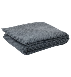 Tapis de sol de camping anthracite 6x3 m