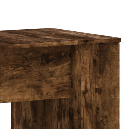 Bureau chêne fumé 140x50x75 cm bois d'ingénierie