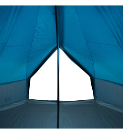 Tente familiale tipi 12 personnes bleu imperméable