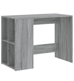 Bureau sonoma gris 102x50x75 cm bois d'ingénierie