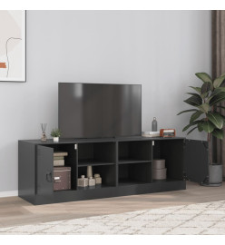 Meubles TV 2 pcs noir 67x39x44 cm acier