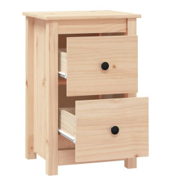 Tables de chevet 2 pcs 40x35x61,5 cm Bois de pin massif