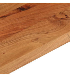 Dessus de table 100x40x2,5cm rectangulaire bois massif d'acacia