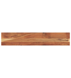 Dessus de table 140x40x3,8cm rectangulaire bois massif d'acacia