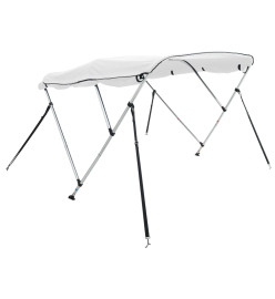 Toit bimini à 4 arceaux parois latérales 243x(230-244)x137 cm