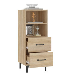 Buffet Chêne sonoma 34,5x34x90 cm Bois d'ingénierie