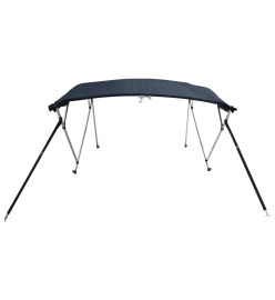 Toit bimini à 4 arceaux parois en maille 243x(230-244)x137 cm