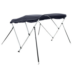 Toit bimini à 3 arceaux parois latérales 183x(170-182)x137 cm