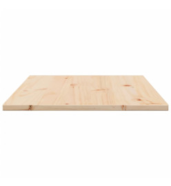 Dessus de table 80x50x1,7 cm rectangulaire bois de pin massif