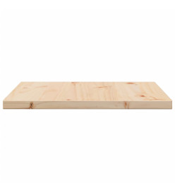 Dessus de table 50x50x2,5 cm carré bois de pin massif