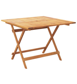 Ensemble à manger de jardin 5 pcs taupe tissu et bois massif